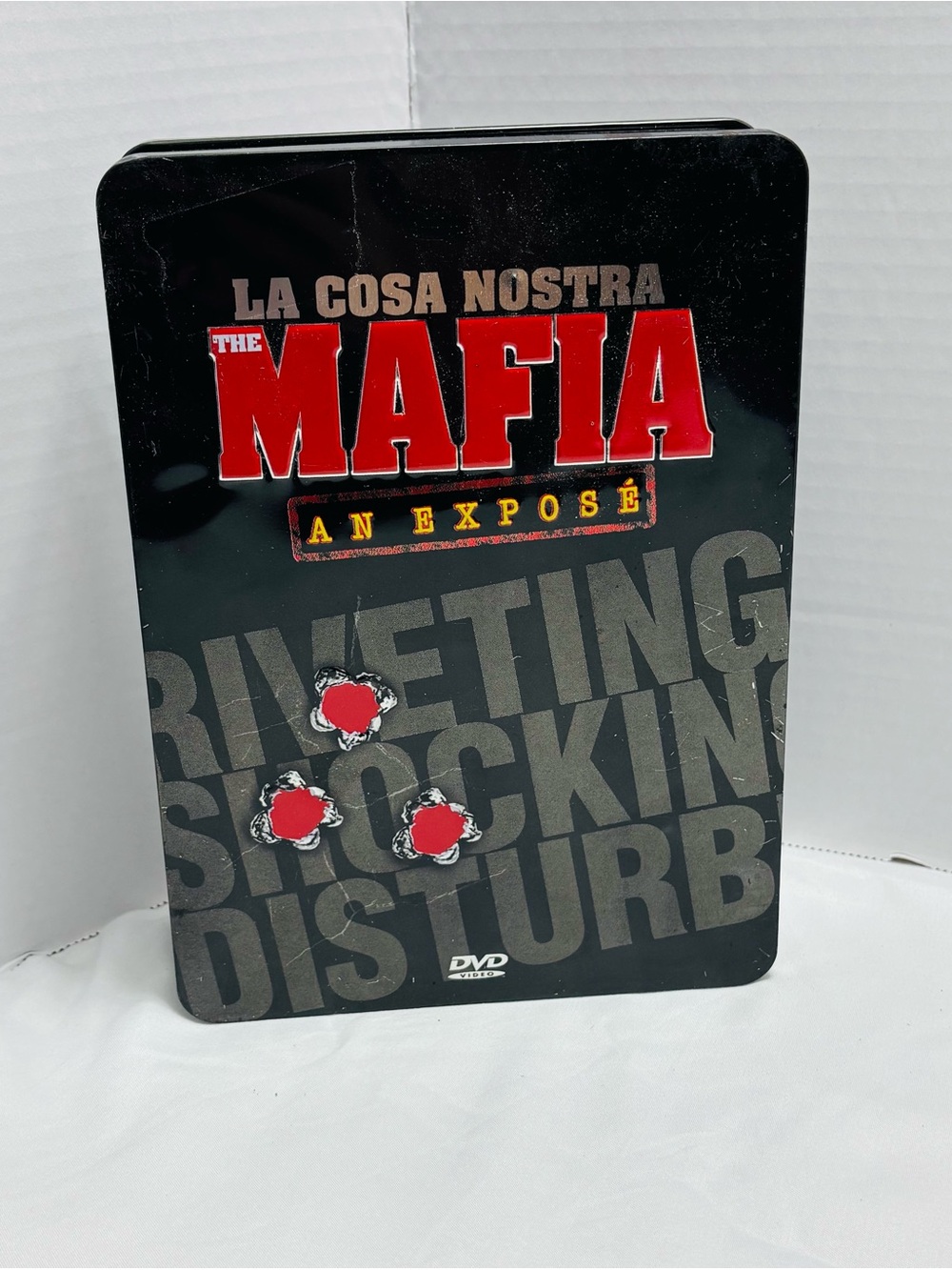 The Mafia: La Cosa Nostra DVD Steelbook - Black & Red